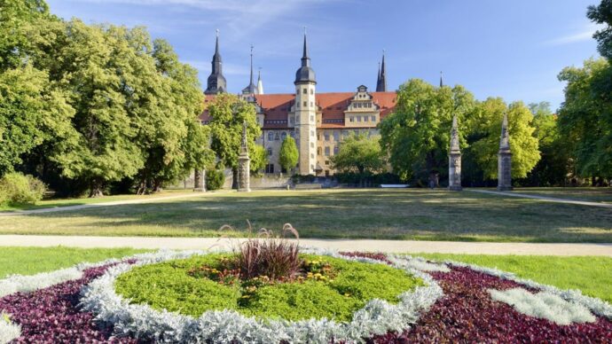 Merseburg. Zámek a katedrála se zámeckou zahradou. Foto © DZT (Francesco Carovillano)
