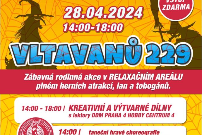 Pálení čarodějnic Areál Vltavanů 2024