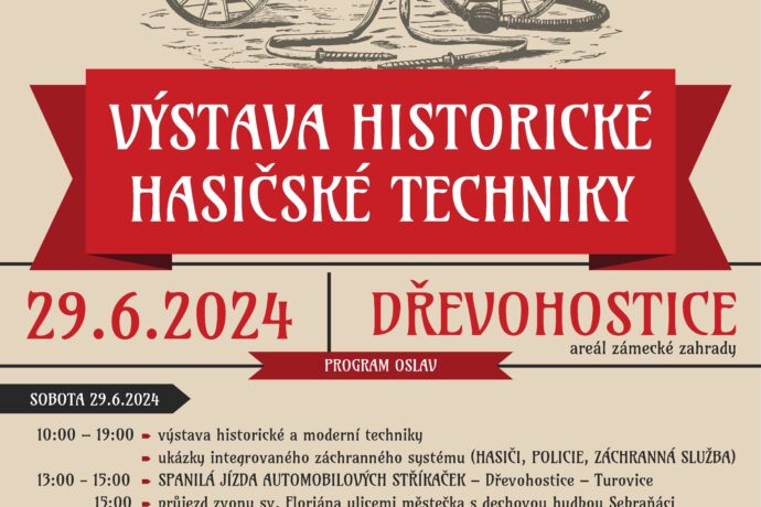 Výstava historické a moderní hasičské techniky