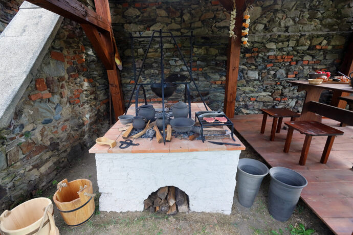Kuchyně. Hrad Cheb. Foto: ©Cheb