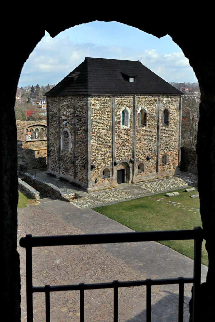 Vnější pohled na kapli.  Hrad Cheb. Foto: ©Cheb