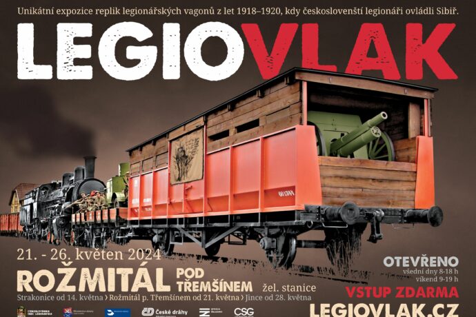 Na rožmitálském vlakovém nádraží bude Legiovlak