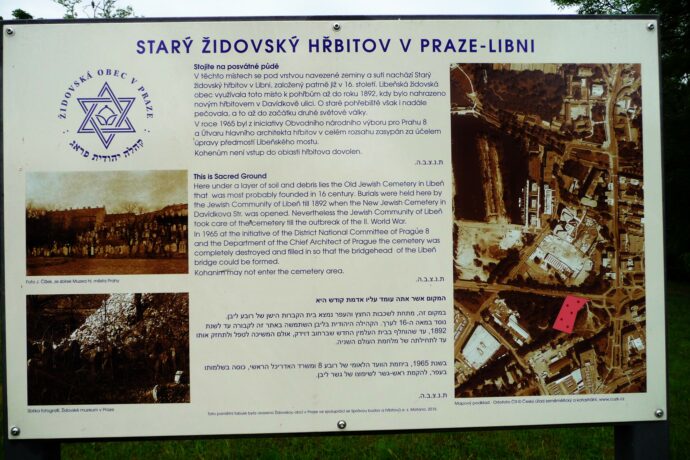 Starý židovský hřbitov Praha Libeň