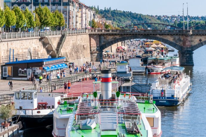 Masarykovo nábřeží. Foto: ©Pražské náplavky