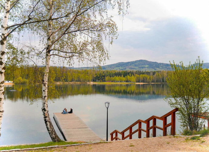 Jezero Kristýna. Foto © Kemp Kristýna