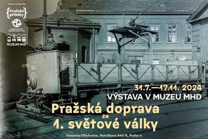 Muzeum MHD připravilo ve spolupráci s vydavatelstvím Pražské příběhy, výstavu s názvem Pražská doprava za 1. sv. války.