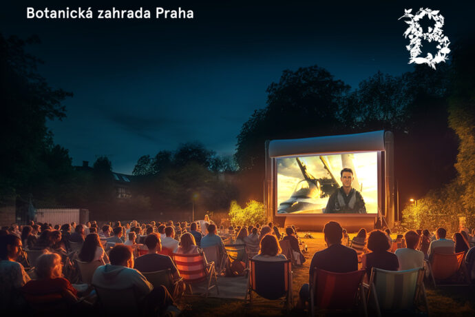 Letní kino v botanické zahradě v Troji 2. – 31. 8. 2024