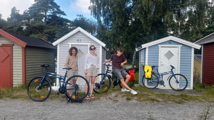 Plážové domky na švédské riviéře. Foto: ©Citybikes 