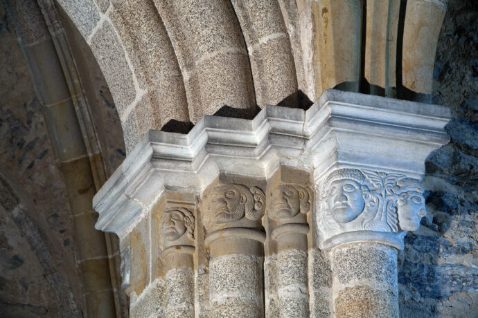 Detail vítězného oblouku. Foto: ©Hrad Cheb