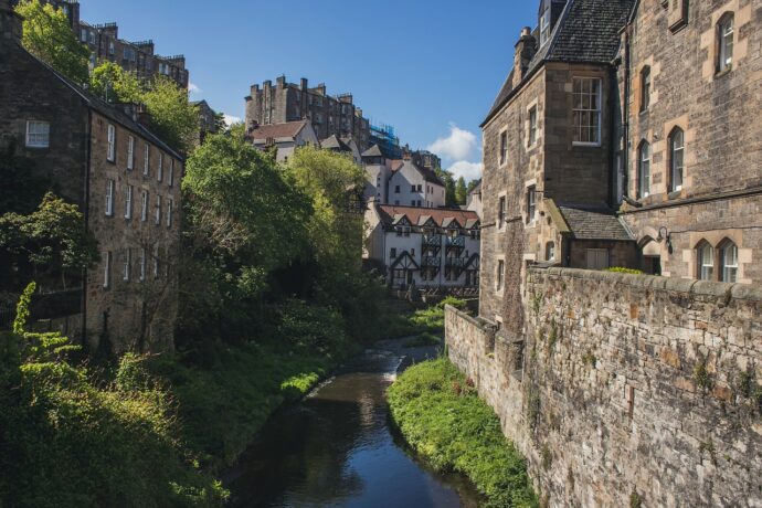 Dean village u Edinburghu. Foto © Pixabay