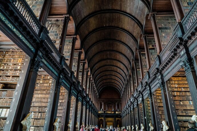 Dublin, Trinity College, knihovna. Foto © Pixabay
