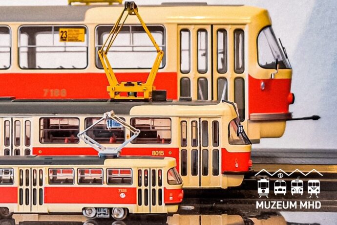 Setkání modelářů tramvají Ringhoffer a Tatra v Muzeu MHD