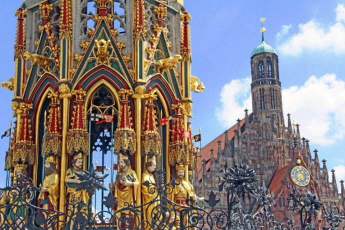 Schöner Brunnen. Foto © Stadtportal Nürnberg