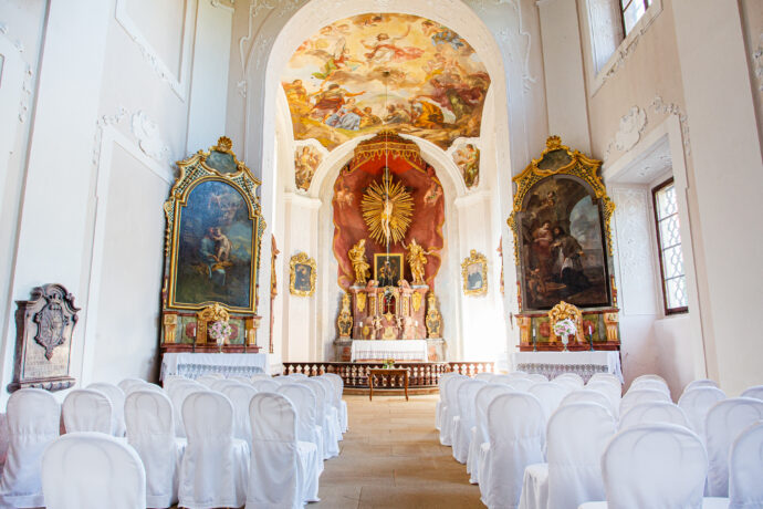 Kaple sv. Josefa s nástropní freskou V. V. Reinera. Foto: ©Michael Kolář
