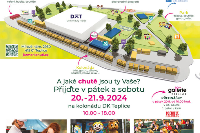 IV. ročník Jarmarku chutí Teplice se blíží! Máte se na co těšit
