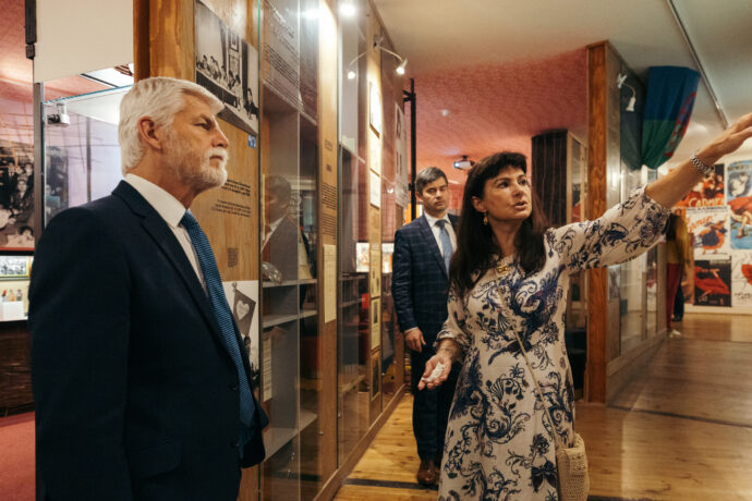 Návštěva prezidenta ČR. Foto: ©Muzeum romské kultury