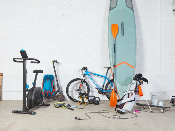 Díky službě Buy back se zbavíte vybavení, které vám už nějakou dobu leží v garáži. Foto: ©Decathlon