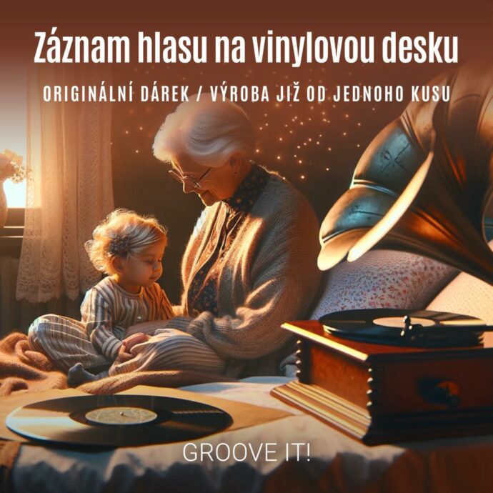 Originální dárek na vinylové desce. Foto: ©Groove it!