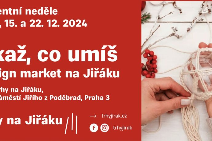 Ukaž, co umíš. Design market na Jiřáku 2024