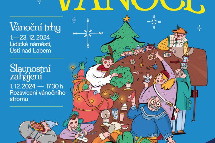Vánoční trhy v Ústí nad Labem 2024
