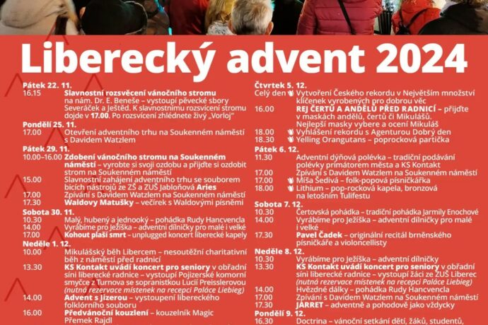 Vánoční trhy Liberec 2024