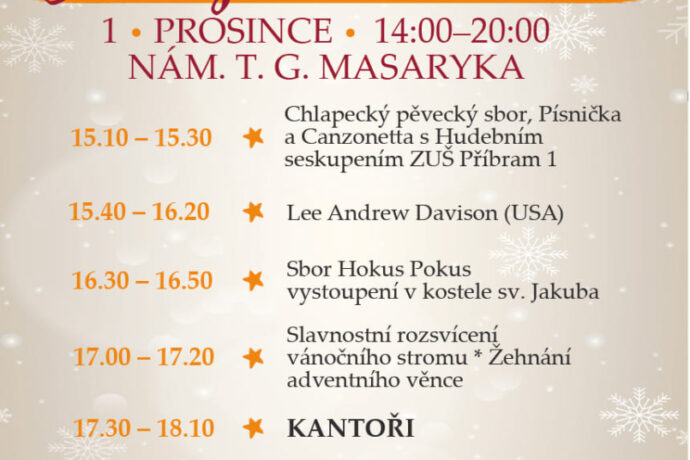 Vánoční trhy Příbram 2024