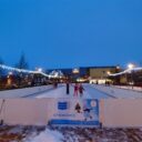 Veřejné kluziště Otrokovice 2024/2025. Bruslení na mobilním ledovém kluzišti
