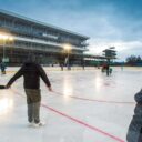 Veřejné kluziště Pardubice 2024/2025. Bruslení ve sportovním parku