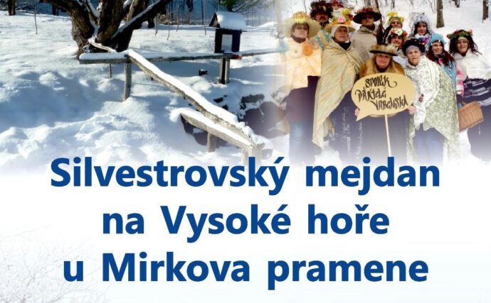 Na Silvestra k Mirkovu prameni. Foto © VRBNO pod Pradědem