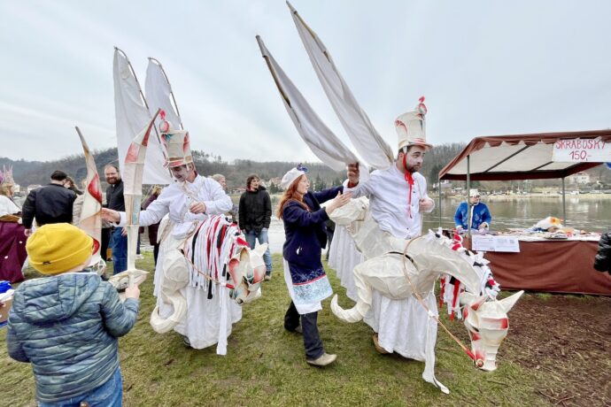 Masopust v Roztokách u Prahy. Foto: ©Šárka Kobrynová