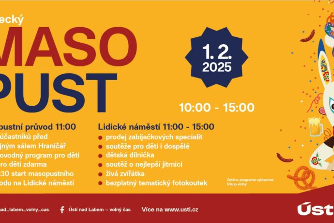 Masopust Ústí nad Labem 2025