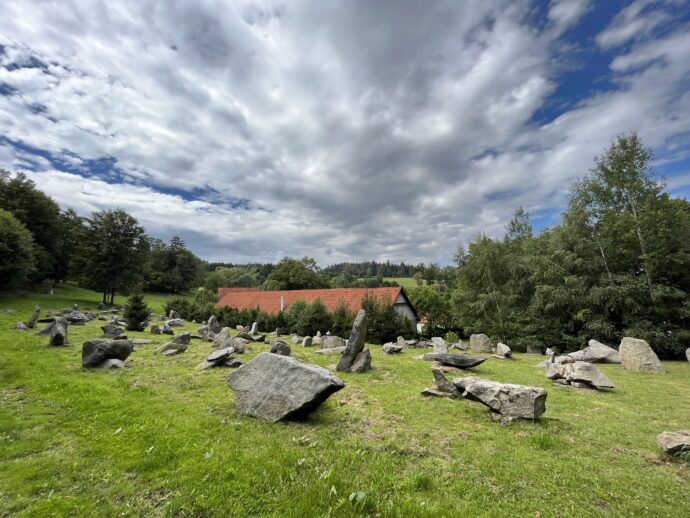 Menhirové pole, Lešišov. Foto © se svolením Šárka Kobrynová