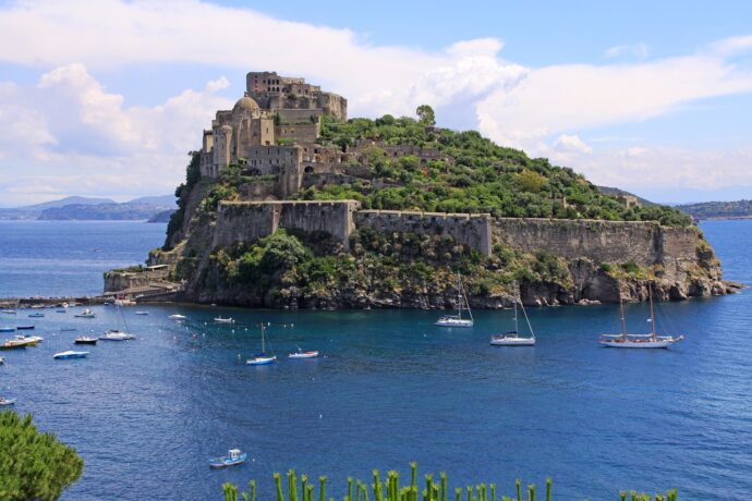 Ischia, Aragonský hrad. Foto © Pixaba, itiner