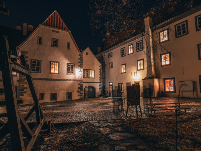 Klášterní dvůr, Kláštery Český Krumlov. Foto: ©Kláštery Český Krumlov