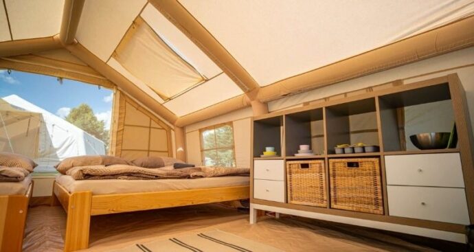 Luxusní glamping. Foto: ©Mara Holiday Resort 