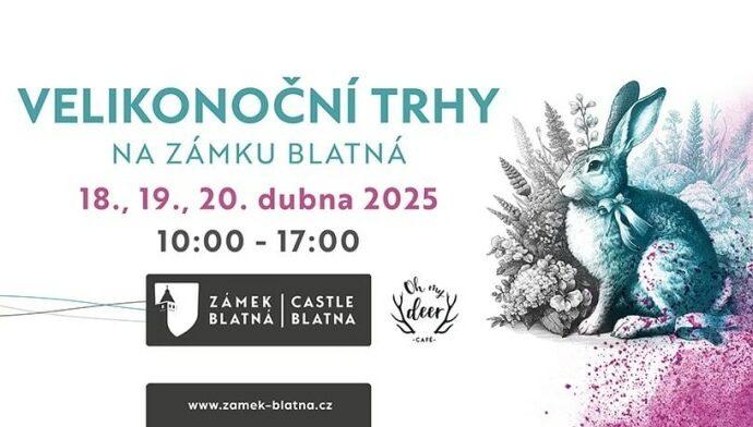 Velikonoční trhy zámek Blatná 2025
