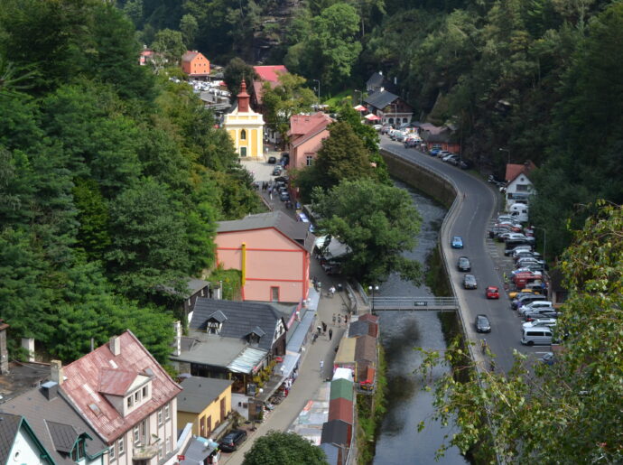 Hřensko. Foto © Autor RomanM82, Wikipedia, CC BY-SA 4.0