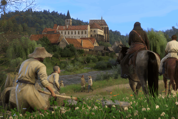 Klášter Sázava. Foto: ©Kingdom Come: Deliverance I., NPÚ