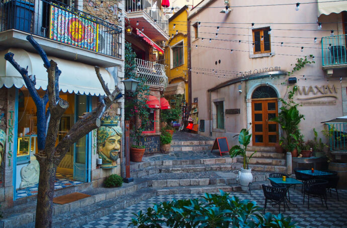 Taormina_centrum Castelmola. Foto © se svolením Jiří Hloušek