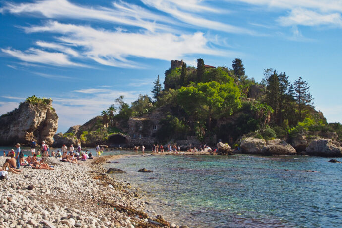 Taormina_ostrov Isola Bella. Foto © se svolením Jiří Hloušek