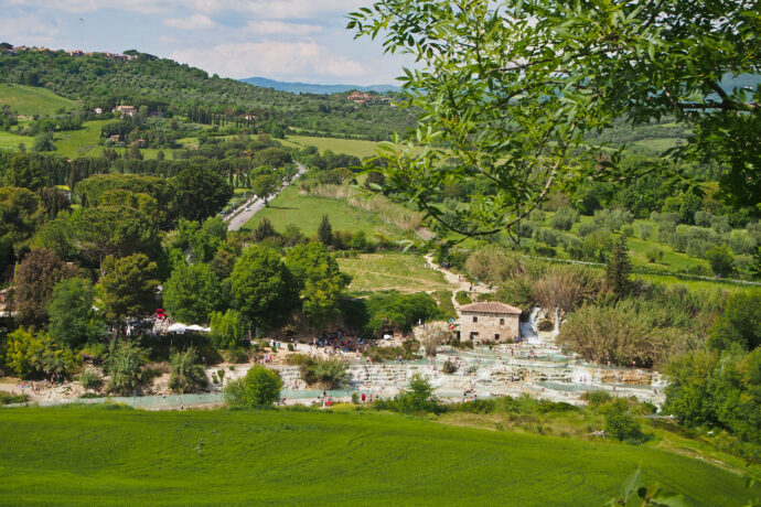 Toskánské lázně Saturnia. Foto © se svolením Jiří Hloušek