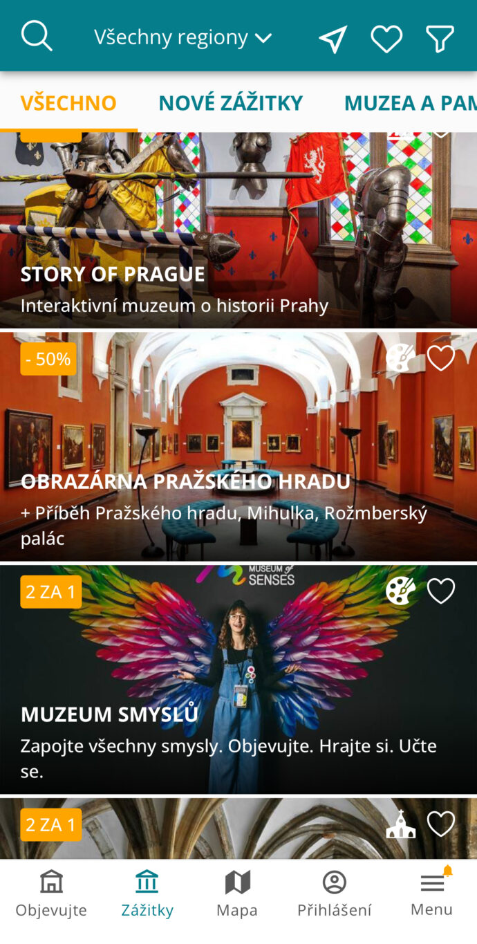 Aplikace CoolPass - to jsou slevy na skvělá výletní místa po celé ČR