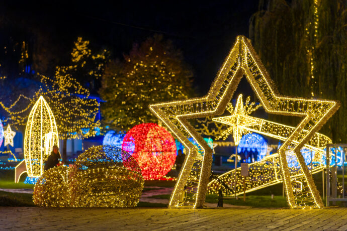 Světelný vesmír, Dolní Vítkovice. Foto: ©DECOLED