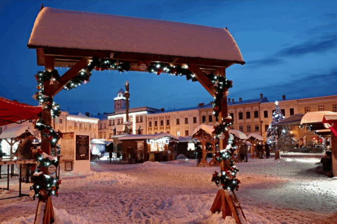 Adventní jarmark v Novém Jičíně 2025. Foto: ©Nový Jičín