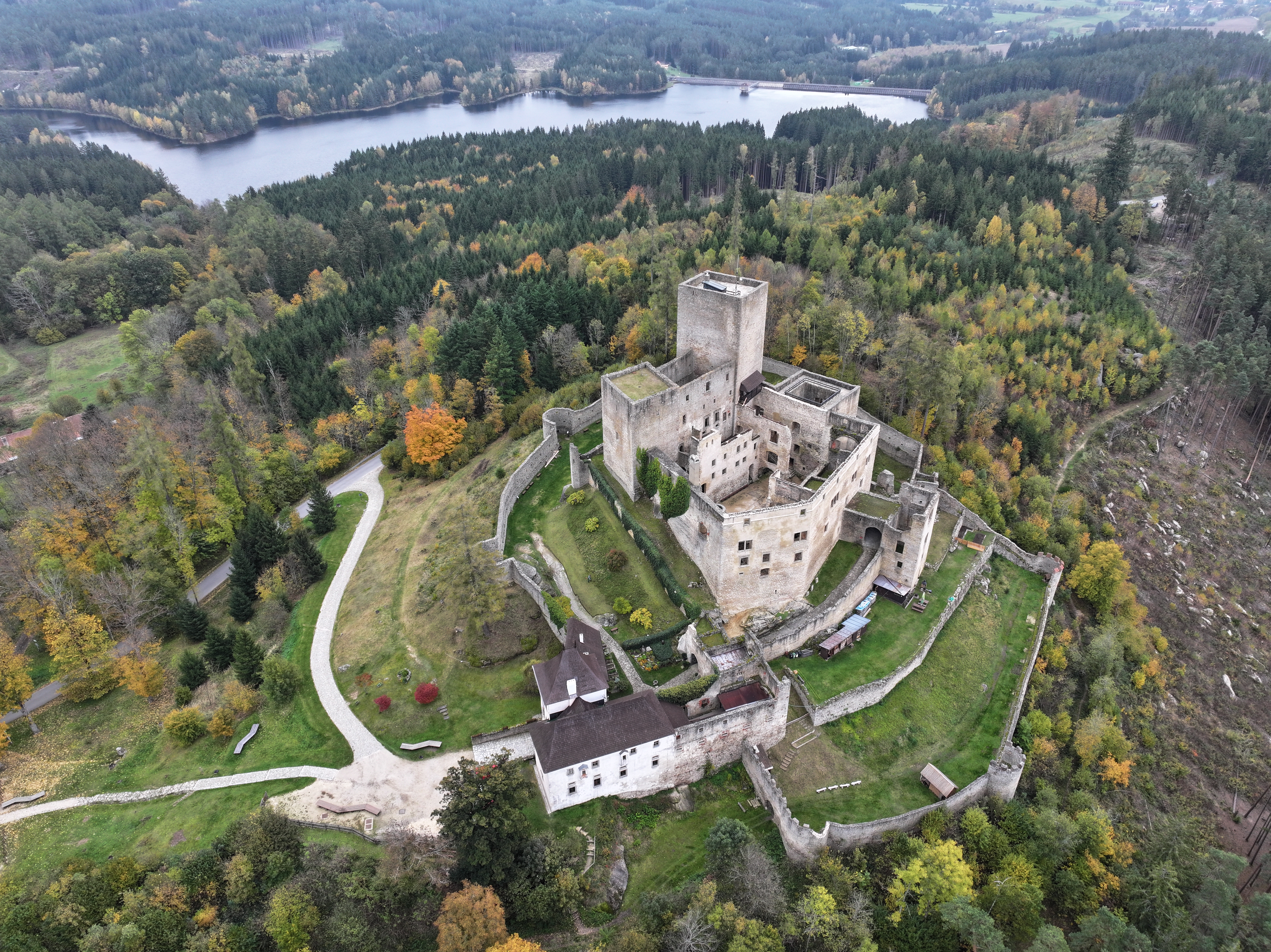 Hrad Landštejn. Foto: © P.Macků, NPÚ - Národní památkový ústav