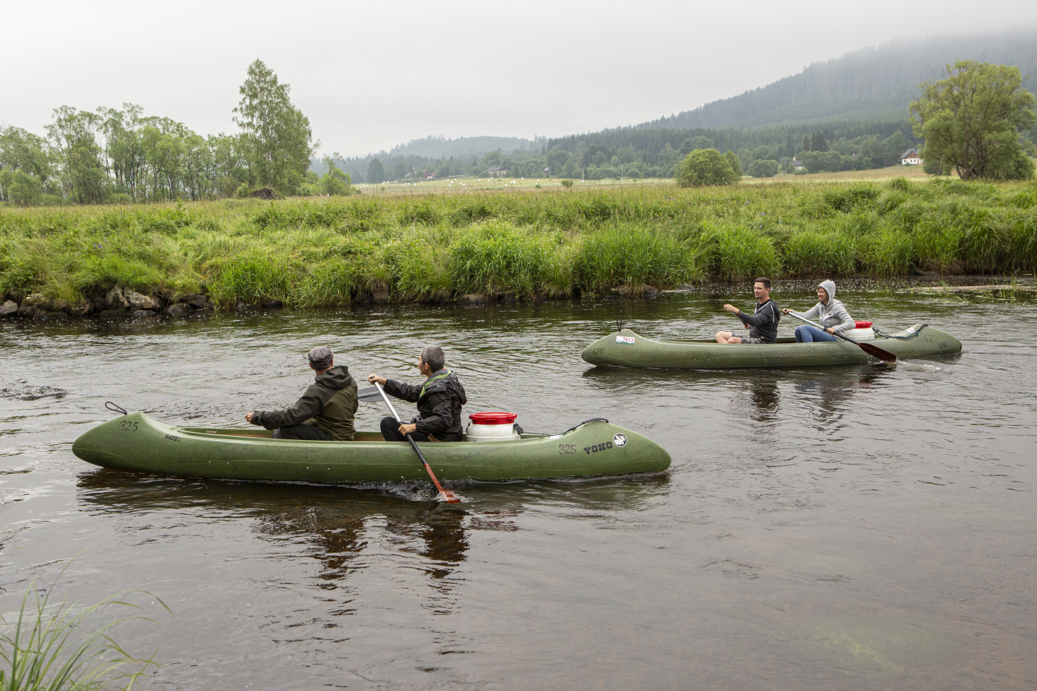 Splouvání Teplé Vltavy. Foto: © Štěpán Rosenkranz