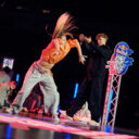Jan „Lil H“ Ničovský vs. Adriana „Adri“ Matějná v tanečním battlu na Red Bull Dance Your Style. Zdroj: © Red Bull CZ (Jan Pelikán)