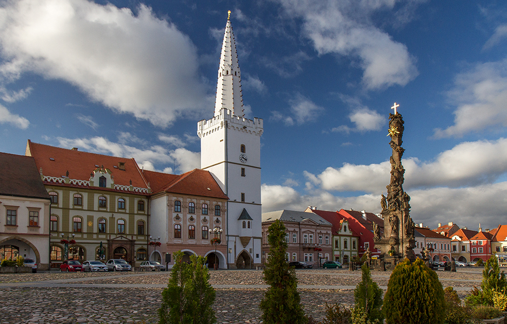 Náměstí Míru v Kadaˇni. Foto: © Kadaň