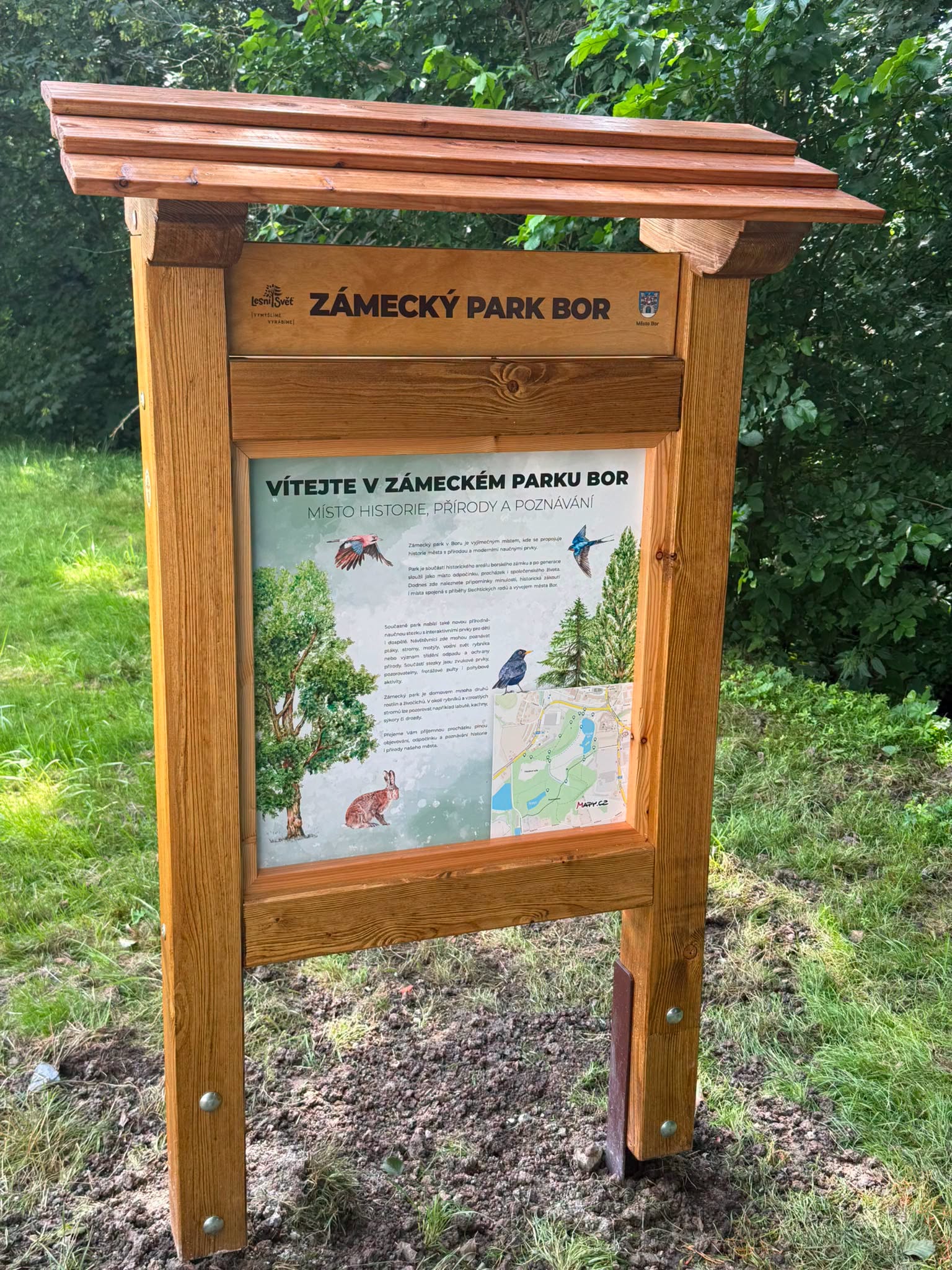 Zámecký park. Foto: © Město Bor