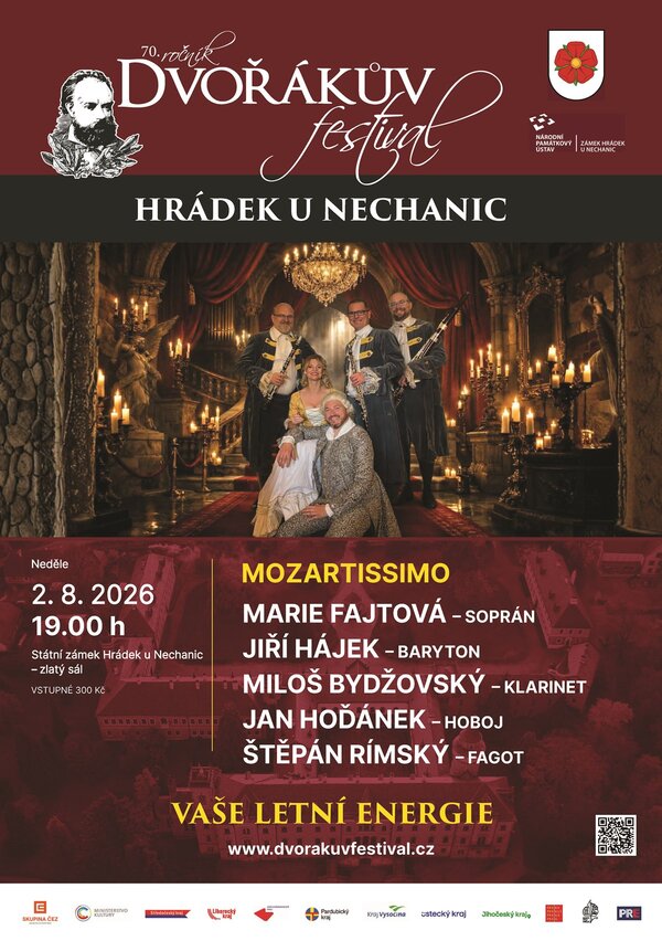Dvořákův festival na Hrádku 2026